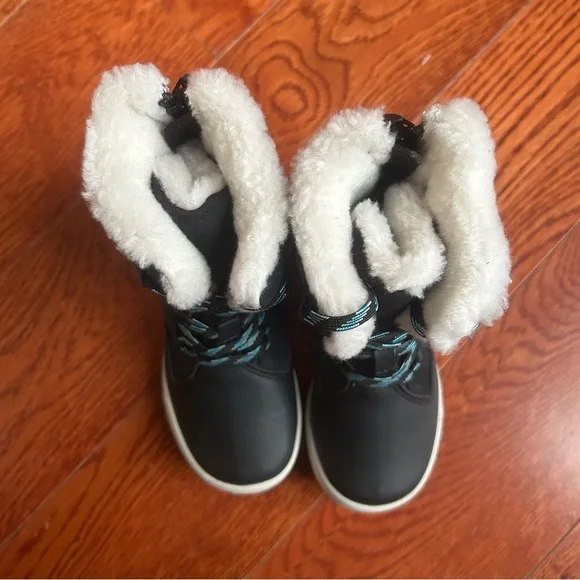 NWT MERRELL Heidi Waterproof Boot Size 11 Toddler Girl in Black - Picture 8 of 16